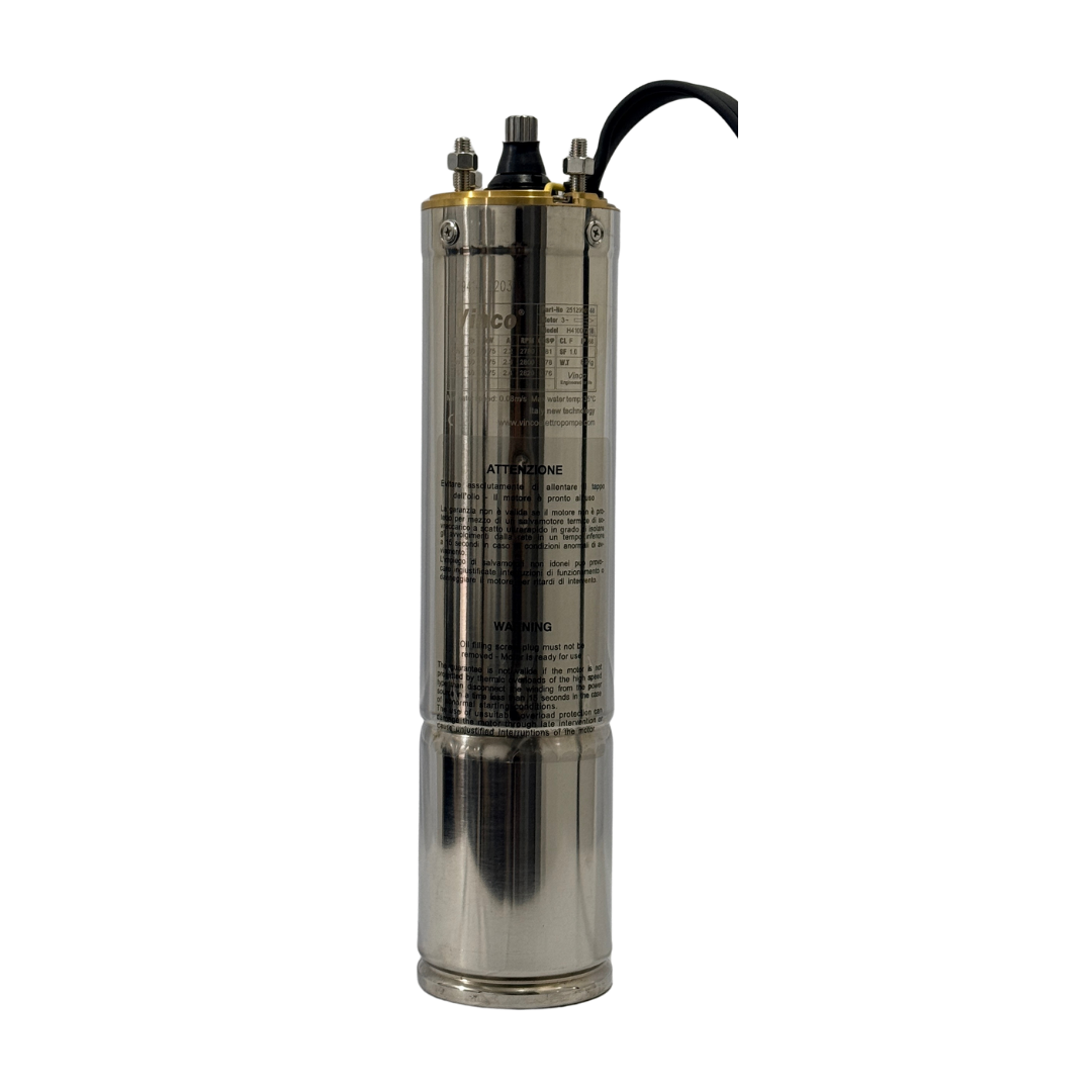 Motor Sumergible para Pozo Artesiano 1HP 220V - Motor Sumergible 4" Vinco